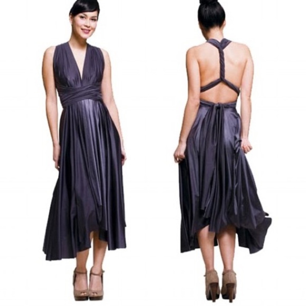 Butter By Nadia Original Wrap Dress- Satin Signature Original